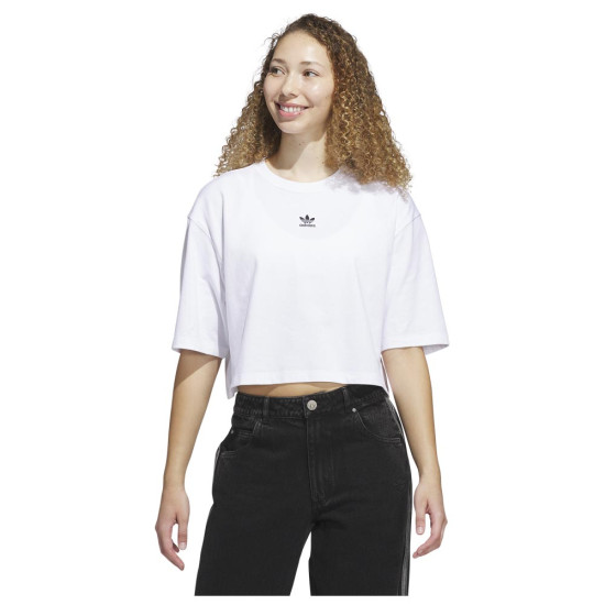 Adidas Γυναικεία κοντομάνικη μπλούζα Essentials Crop T-Shirt